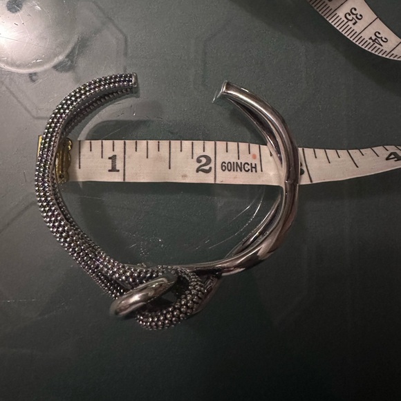 LAGOS Caviar Sterling Silver Intertwined Cuff - Picture 10 of 10